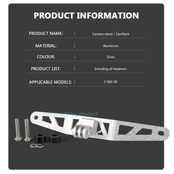 Αξεσουάρ μοτοσικλέτας βάση εγγραφής για κάμερα GoPro Bracket CamRack για BMW F900XR F 900 XR 2020 - 2021