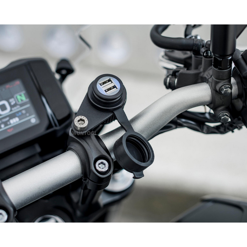 Priză USB DC pentru motocicletă pentru Yamaha MT-07 MT-09 SP Tracer FZ-09 FZ-07 Tracer XSR 700 900 12V DV Kit convertor Adaptor USB