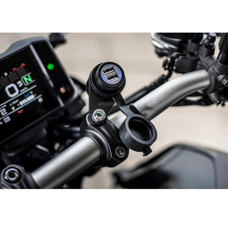 Priză USB DC pentru motocicletă pentru Yamaha MT-07 MT-09 SP Tracer FZ-09 FZ-07 Tracer XSR 700 900 12V DV Kit convertor Adaptor USB