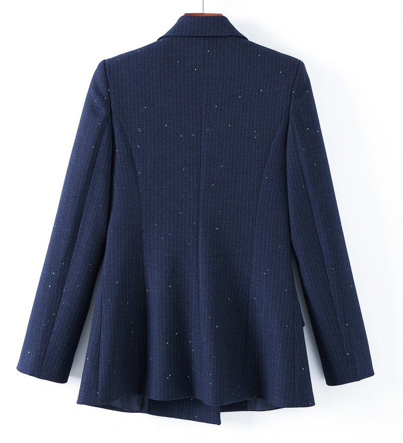 Înaltă calitate Toamnă Iarnă Formal Doamnelor Blazer Femei Costume de afaceri cu seturi Îmbrăcăminte de lucru Uniforma de birou Dimensiunea 4XL Pantaloni Jachetă