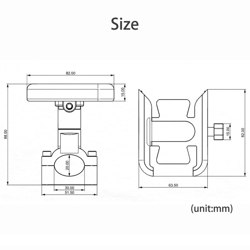 Suport pentru telefon pentru bicicletă pentru motocicletă din aliaj de aluminiu pentru smartphone-uri de 4-7 inchi, GPS, 20-30 mm, pentru ghidon, accesorii pentru motociclete