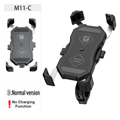 Motorkerékpár motorkerékpár kormány Mobiltelefon tartó Vezeték nélküli töltő USB töltés iphone motorkerékpár mobiltelefon tartó táblagéphez