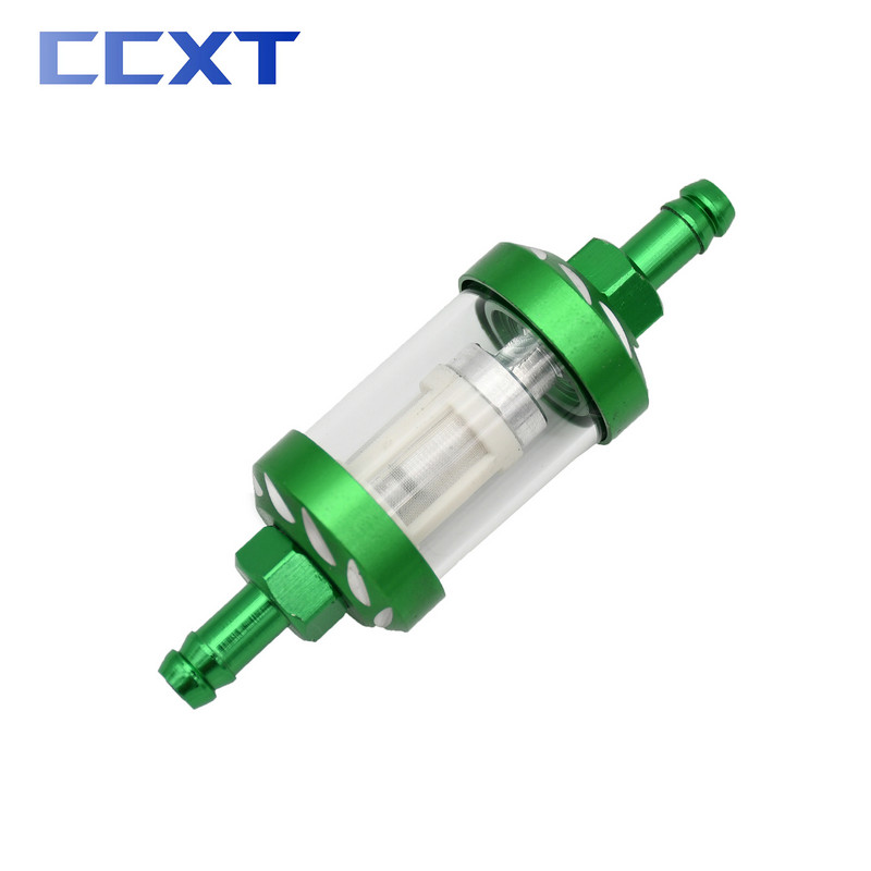 Filtru universal de ulei CNC din sticlă de 8mm, gaz, benzină, pentru ATV Honda KTM Yamaha Kawasaki KX125 KX250 KX450 KX250F KX450F KLX250