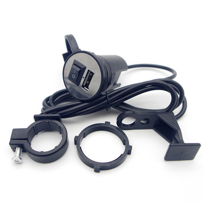12V-os motorkerékpár USB töltő vízálló YAMAHA TRACER 900 GT R1 2003 XJR 1200 R6 2005 TDM 900 XT 660 MT03 YZF 250 RAPTOR 350-hez