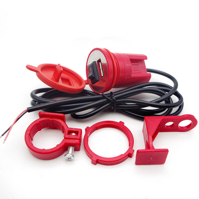 12V-os motorkerékpár USB töltő vízálló YAMAHA TRACER 900 GT R1 2003 XJR 1200 R6 2005 TDM 900 XT 660 MT03 YZF 250 RAPTOR 350-hez