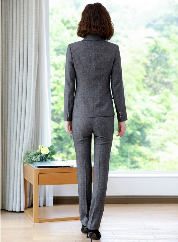 Costume de afaceri formale din țesătură de înaltă calitate Set 3 piese cu pantaloni și sacouri haină și vestă și vestă Costume cu pantaloni toamnă iarnă