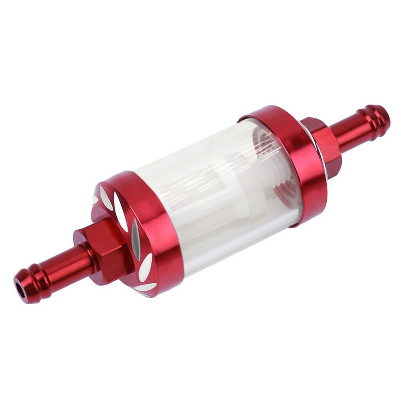 8mm CNC Filtre de ulei de combustibil pe gaz Filtru de combustibil Accesorii pentru motociclete pentru ATV Dirt Pit Bike Motor de automobile Filtro Dos Sonhos Aceit