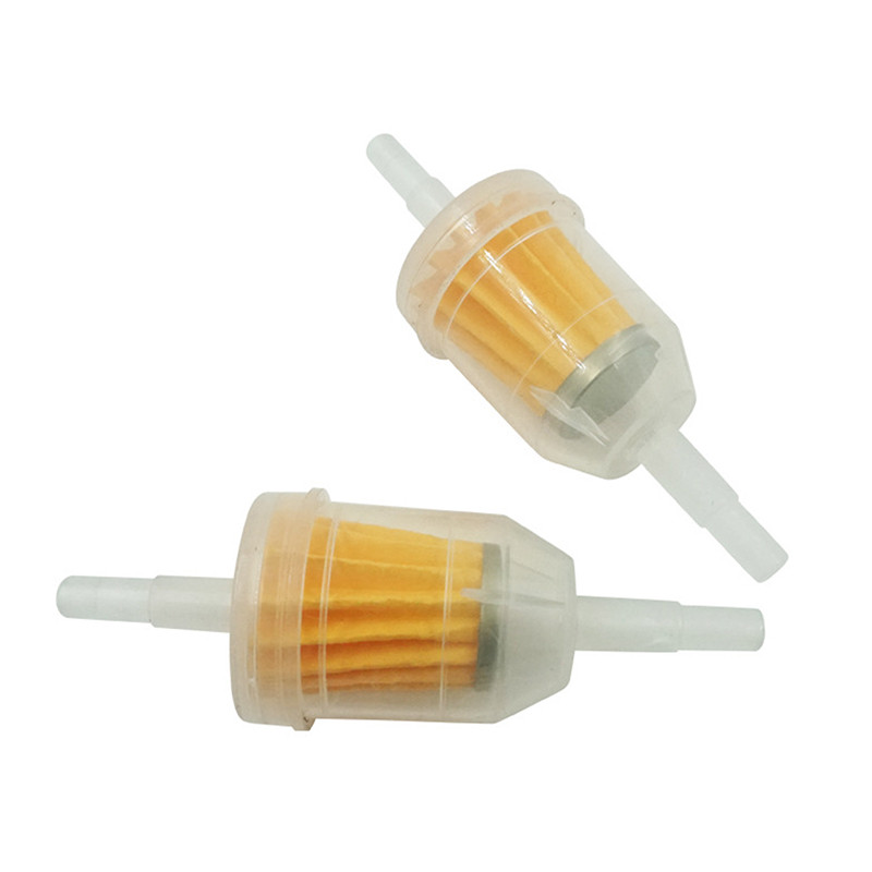 10бр. Универсален вграден филтър за газ/гориво 6MM-8MM 1/4" за косачка Малък двигател Автоаксесоари Аксесоари за мотоциклети Маслен филтър