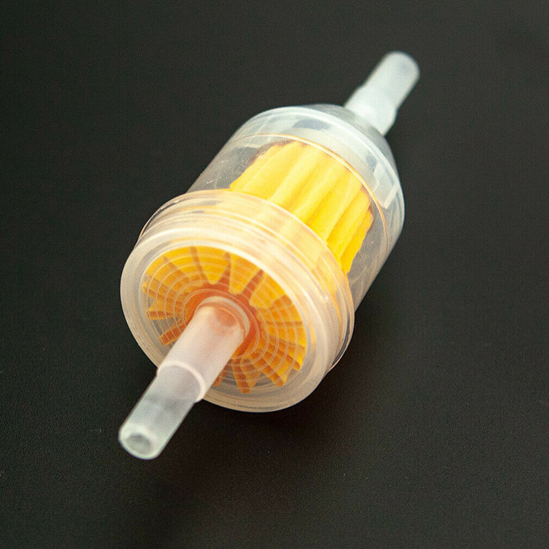 10бр. Универсален вграден филтър за газ/гориво 6MM-8MM 1/4" за косачка Малък двигател Автоаксесоари Аксесоари за мотоциклети Маслен филтър