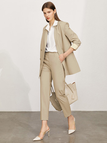 Amii Minimalism Office Lady Blazers Πωλούνται χωριστά Γυναικείο Σακάκι Παντελόνι Ψηλόμεσο Γυναικείο Κοστούμι Παντελόνι Γυναικείο Παλτό 12260075