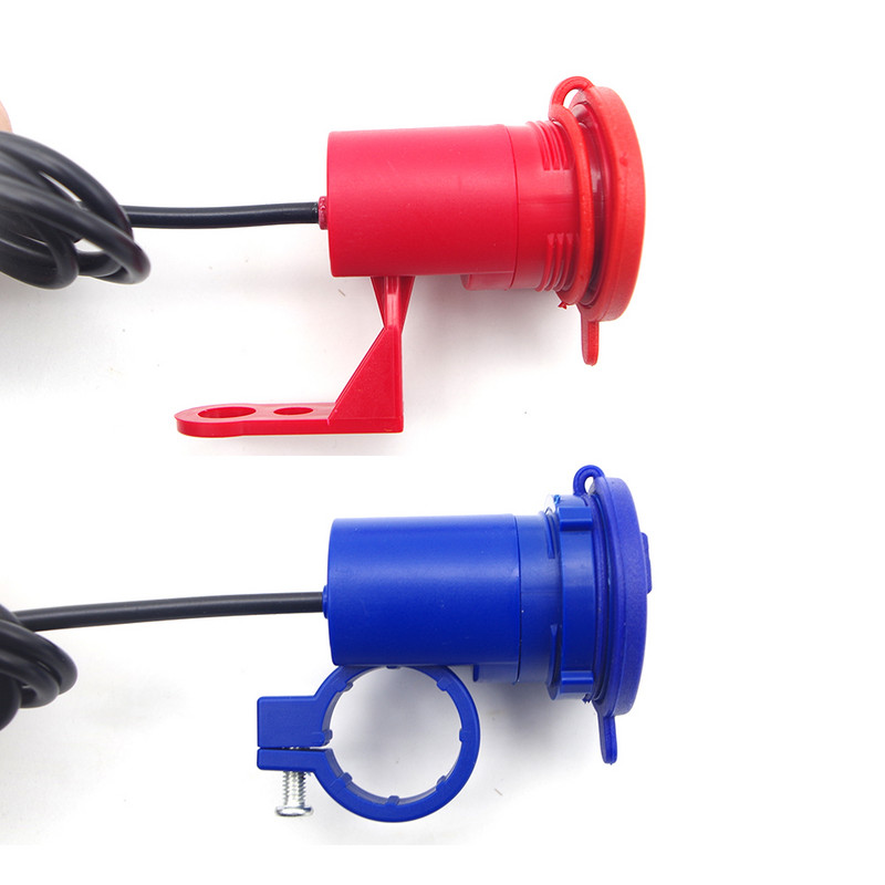 Мотоциклет Адаптер за зарядно устройство за мотоциклет Телефон GPS USB 12V Водоустойчиво кормило за Kawasaki Vulcan 400 500 800 900 Zrx Zx14 Bmw K75