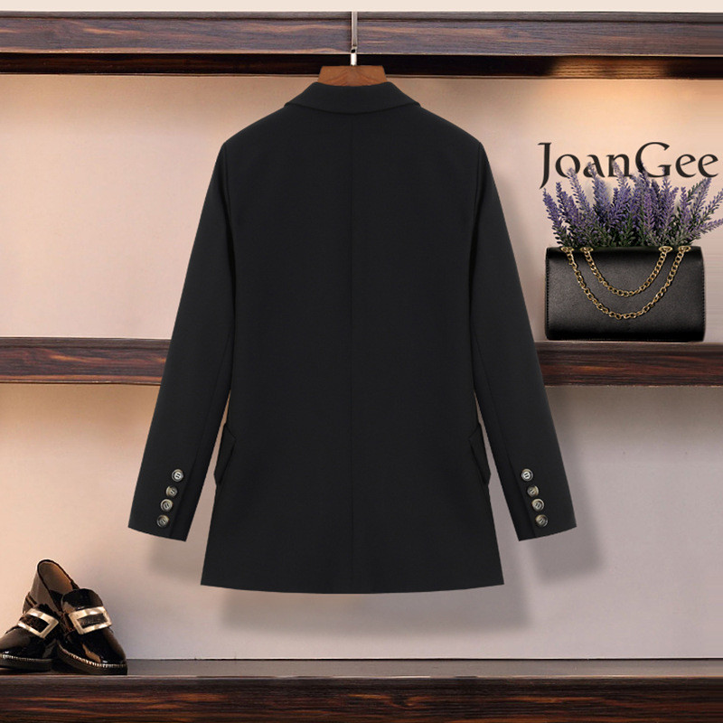 M-5XL Set pantaloni de costum de damă de mărime mare Nouă toamnă și iarnă ocazional sacou roșu profesionist Pantaloni casual set de două