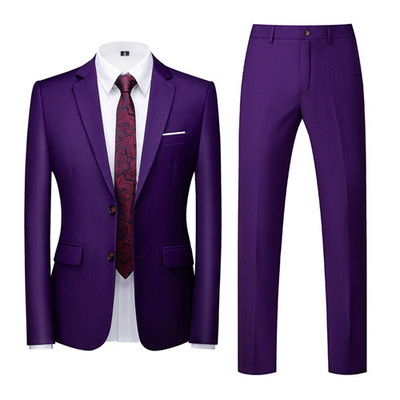 QJ CINGA Királykék férfi öltöny 3 részes (kabát+nadrág+mellény) Fehér Fekete Szürke Piros Terno Masculino Fashion Slim Costume Homme 6xl