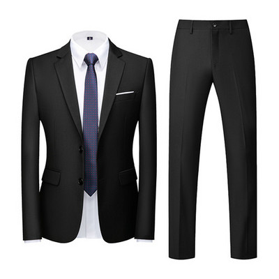 QJ CINGA Királykék férfi öltöny 3 részes (kabát+nadrág+mellény) Fehér Fekete Szürke Piros Terno Masculino Fashion Slim Costume Homme 6xl