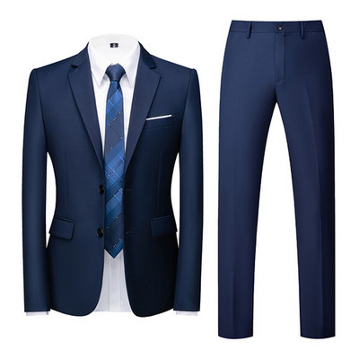 QJ CINGA Királykék férfi öltöny 3 részes (kabát+nadrág+mellény) Fehér Fekete Szürke Piros Terno Masculino Fashion Slim Costume Homme 6xl