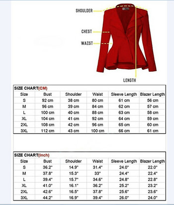 Φθινοπωρινές χειμερινές γυναικείες φόρμες 2 τεμαχίων Κόκκινο casual με οδοντωτή στολή πέτο V λαιμόκοψης για γυναικεία φόρμα γραφείου (Blazer+Pant)