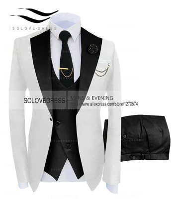 ( Μπουφάν + Γιλέκο + Παντελόνι )Κοστούμια για Ανδρικά Κοστούμια 2023 Casual επαγγελματικό κοστούμι High-end Social επίσημο κοστούμι 3 τμχ Σετ ανδρών γαμπρού