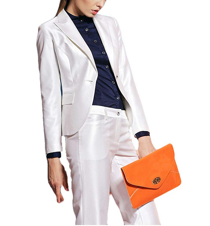 Costume formale 2 piese dama toamna 2019 uniforma slim cu decolteu in V pentru costum office pentru femei (blazer + pantalon)