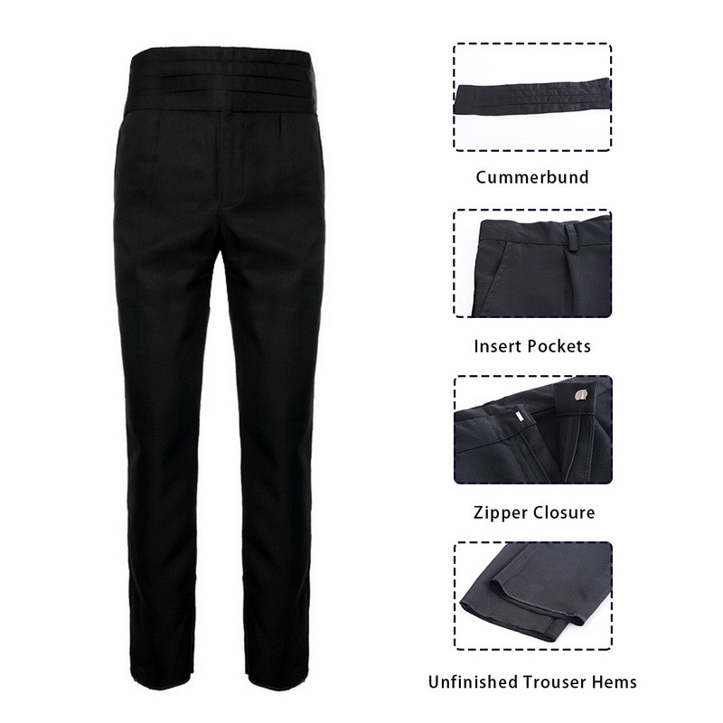 Set costume de smoking pentru bărbați noi, frac clasic, formal, smoking, 2 buc. seturi pentru bărbați, petrecere, nuntă, bal, îmbrăcăminte pentru bărbați (jachetă+pantaloni)