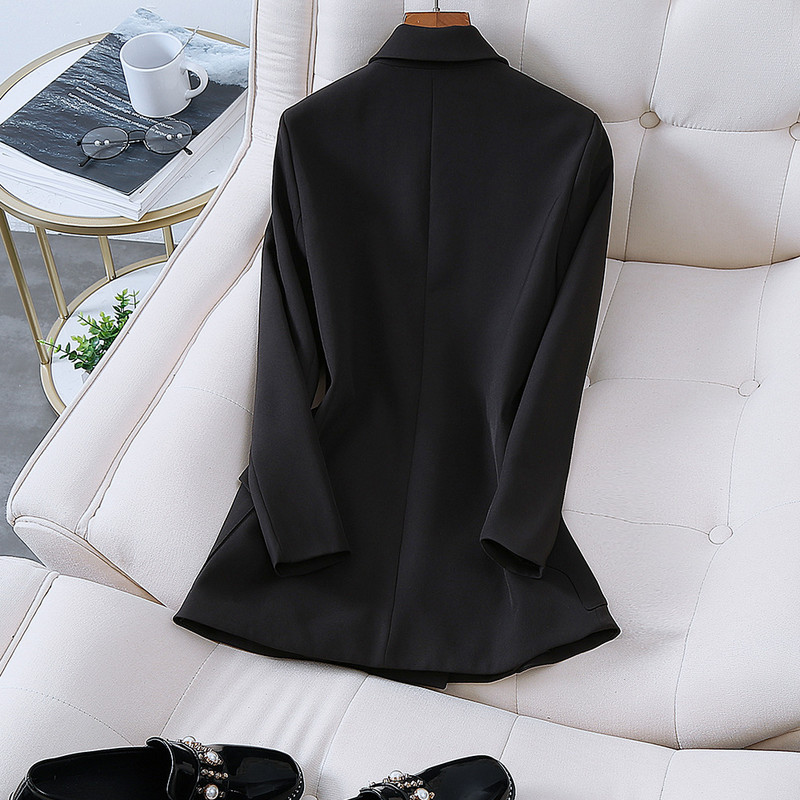 Primăvară Toamnă Blazere noi și pantaloni creion elastic cu talie înaltă Costume femei largi casual birou seturi de modă pentru femei