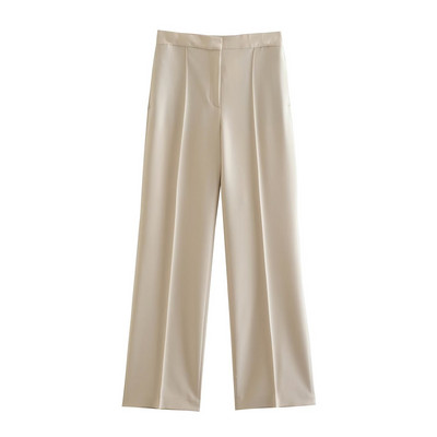 Szilárd, elegáns női irodai női szettek, 2 részes, elegáns női, egysoros, hosszú ujjú, vékony blézeröltönyök, egyenes nadrágok