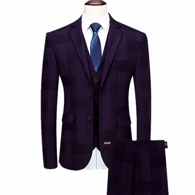 Fehér férfi csíkos 3 részes öltöny üzleti Terno Masculino kék fekete kabát és nadrág mellény nagy méretű jelmez Homme 6xl