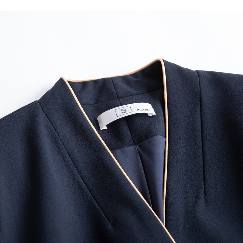 Costum cu pantaloni de înaltă calitate pentru femei Set două piese Blazer și pantaloni de modă pentru damă de birou Uniforma formală haine de lucru