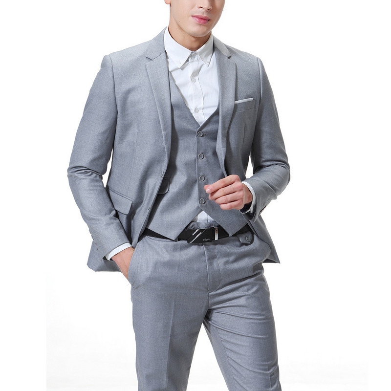 3 részes férfi esküvői öltöny Divat férfi karcsú egyszínű kényelmes irodai öltöny készletek XXS-4XL jelmez Homme