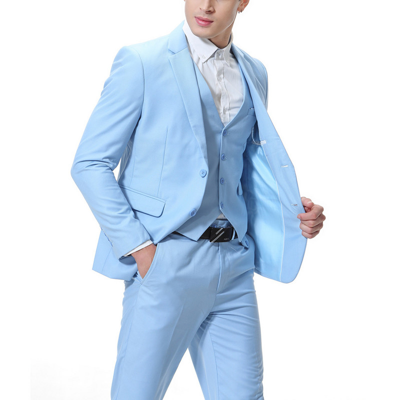 3 részes férfi esküvői öltöny Divat férfi karcsú egyszínű kényelmes irodai öltöny készletek XXS-4XL jelmez Homme