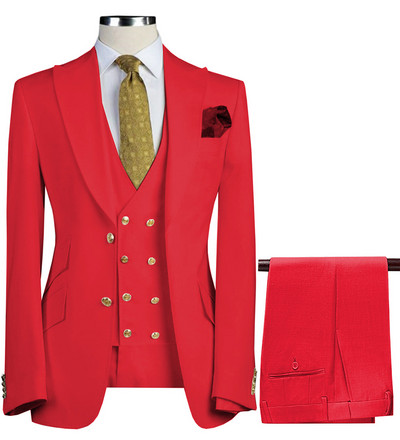 Ανδρικά κοστούμια 3 τεμαχίων Slim Fit Business Suites Groom Πράσινα Noble Γκρι Λευκά Σμόκιν για Επίσημο Γαμήλιο κοστούμι (Blazer+Pants+Jest) 5XL