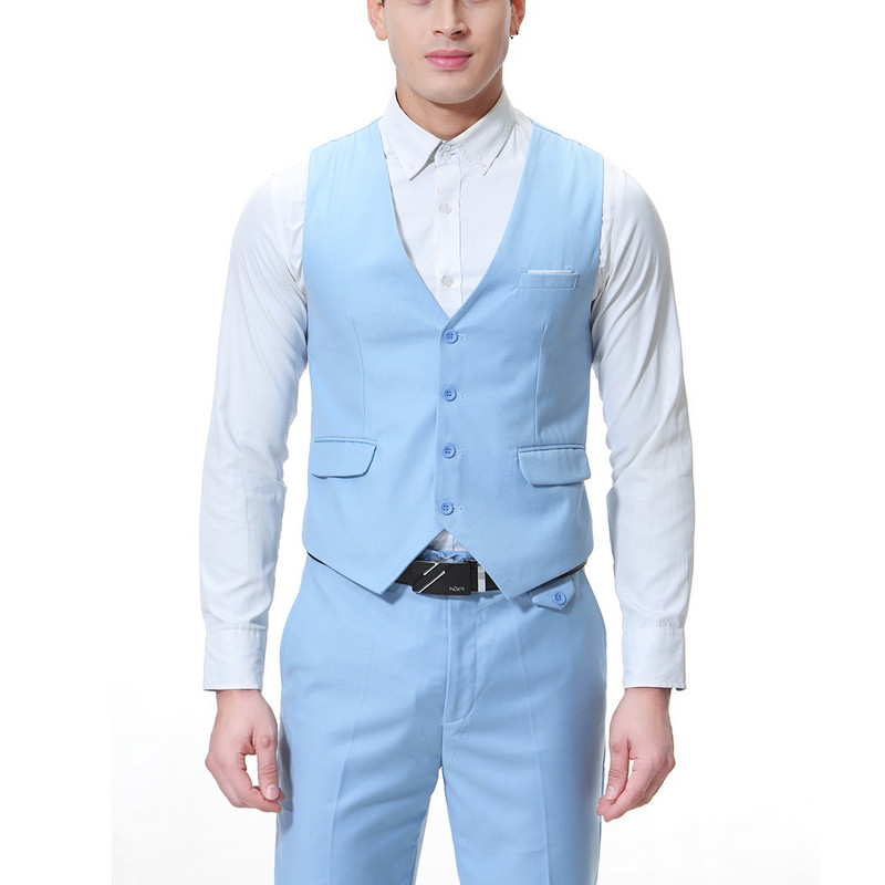 Dupla szellőző dzseki mellény nadrág férfi öltöny 3 részes üzleti esküvői férfi karcsú terno kék fekete szürke piros blézerek nadrágok mellény