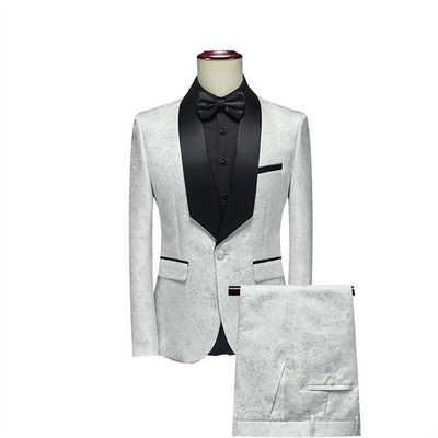 Πολυτελές ανδρικό κοστούμι 2 κομμάτια Fashion Slim τζάκετ και παντελόνι Άνοιξη και Φθινόπωρο Νέα Ανδρικά Σετ Ανδρικά Παντελόνια Μπλέιζερ μεγάλου μεγέθους