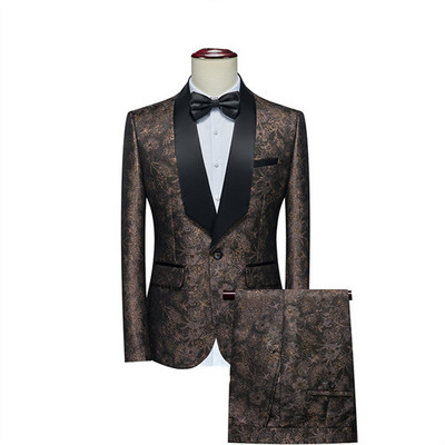 Πολυτελές ανδρικό κοστούμι 2 κομμάτια Fashion Slim τζάκετ και παντελόνι Άνοιξη και Φθινόπωρο Νέα Ανδρικά Σετ Ανδρικά Παντελόνια Μπλέιζερ μεγάλου μεγέθους