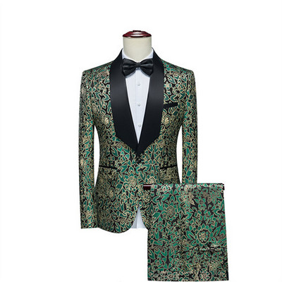 Πολυτελές ανδρικό κοστούμι 2 κομμάτια Fashion Slim τζάκετ και παντελόνι Άνοιξη και Φθινόπωρο Νέα Ανδρικά Σετ Ανδρικά Παντελόνια Μπλέιζερ μεγάλου μεγέθους