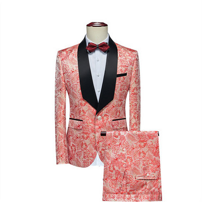 Πολυτελές ανδρικό κοστούμι 2 κομμάτια Fashion Slim τζάκετ και παντελόνι Άνοιξη και Φθινόπωρο Νέα Ανδρικά Σετ Ανδρικά Παντελόνια Μπλέιζερ μεγάλου μεγέθους