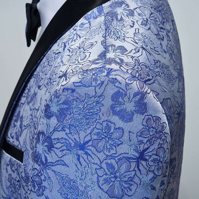 Luxus férfi öltöny 2 darab divatos karcsú ruha kabát és nadrág tavaszi és őszi új férfi szettek nagy méretű férfi blézer nadrág