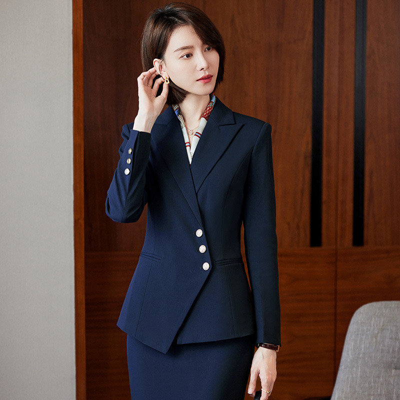 Alkalmi, professzionális női öltönyök nadrággal és dzsekivel Kabát Női Őszi Téli Blézer szett Nadrágöltöny Nadrág szett