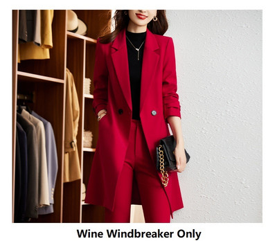 2022 Winter Women Coat Fashion Slim Κομψό μακρύ αντιανεμικό Plus βαμβακερό γυναικείο παλτό έξω από ρούχα με διπλό στήθος
