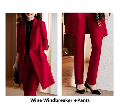 2022 Winter Women Coat Fashion Slim Κομψό μακρύ αντιανεμικό Plus βαμβακερό γυναικείο παλτό έξω από ρούχα με διπλό στήθος