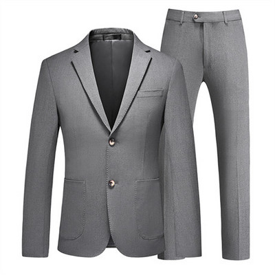 4XL 5XL (Σακάκια+Γιλέκο+Παντελόνι) Ανδρικά κορεάτικα blazers Slim Check βρετανικό επαγγελματικό κοστούμι τριών κομματιών Νυφικό ανδρικό φόρεμα