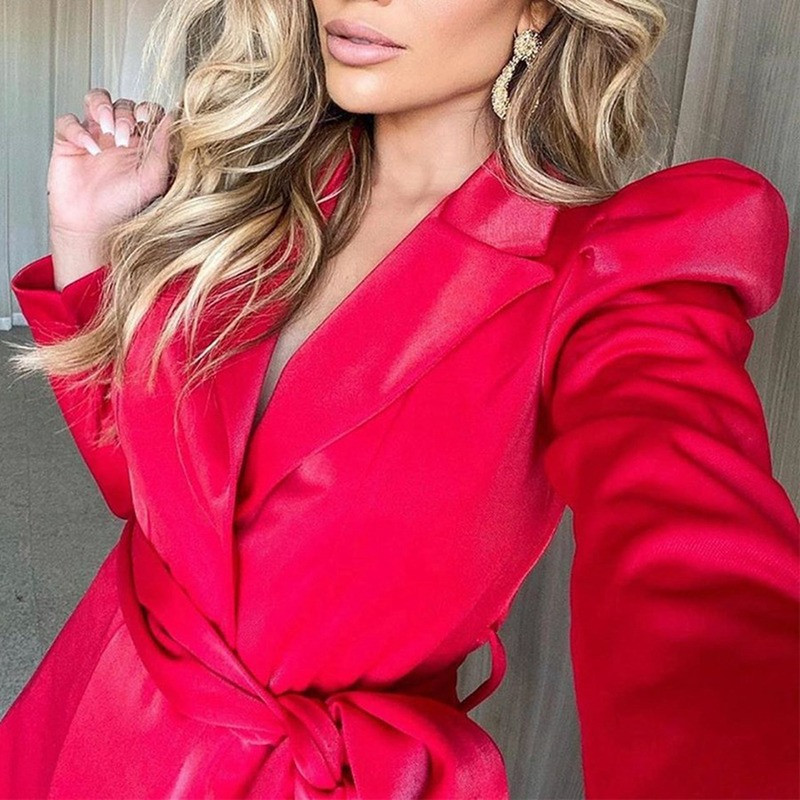 V-nyakú, hosszú ujjú irodai női szárnyak blézerek ingek bokáig érő nadrágok, női, kétrészes készletek, tömör, elegáns női 2 részes szettek