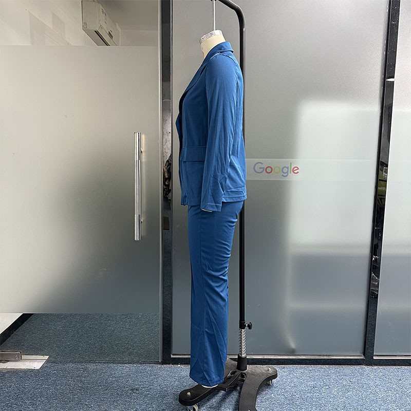 Waytobele blézer szettek női őszi téli divat tömör hosszú ujjú hajtókás felső laza zsebekkel Nadrág szettek Utcai ruházat hölgyeknek