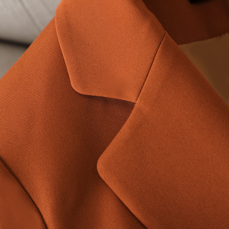 Sárgabarack üzleti öltönyök női új őszi téli temperamentum divat alkalmi blézer és nadrág irodai női munkaruházat ruhák fekete