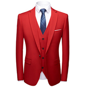 Legújabb kabát, nadrág minták, 2018 divat férfi alkalmi üzleti öltöny 3 részes szett /Férfi öltönyök blézerek nadrágok nadrágok mellény