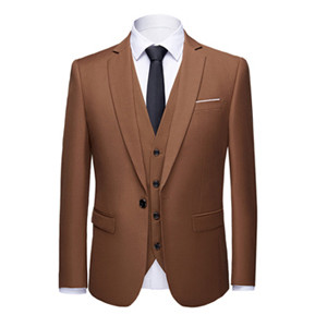 Legújabb kabát, nadrág minták, 2018 divat férfi alkalmi üzleti öltöny 3 részes szett /Férfi öltönyök blézerek nadrágok nadrágok mellény