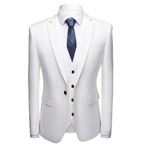 Legújabb kabát, nadrág minták, 2018 divat férfi alkalmi üzleti öltöny 3 részes szett /Férfi öltönyök blézerek nadrágok nadrágok mellény