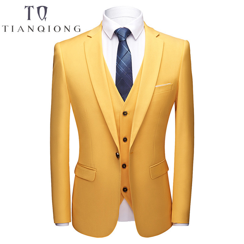 Legújabb kabát, nadrág minták, 2018 divat férfi alkalmi üzleti öltöny 3 részes szett /Férfi öltönyök blézerek nadrágok nadrágok mellény