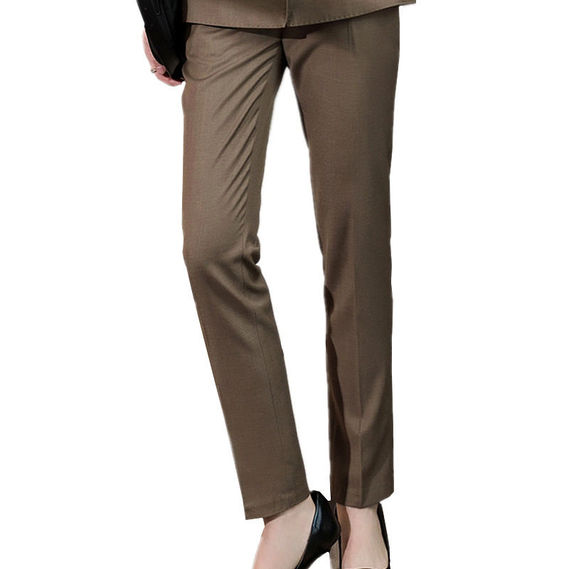 Kiváló minőségű, 3 részes szett Női mellény blézer és nadrágkosztüm Irodai Női Hivatalos Üzleti Munka Karrier Ruhák Rózsaszín Fehér Kék