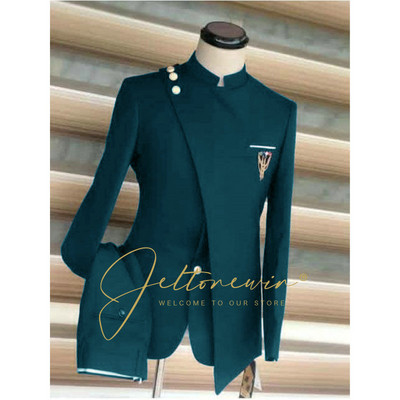 Férfi öltönyök Formális üzleti esküvői öltönyök férfiaknak Blézer vőlegény szmoking Slim Fit jelmez Homme Mariage esküvői öltöny férfiaknak