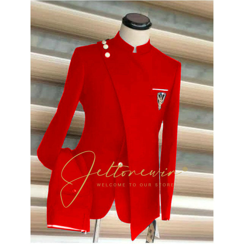 Férfi öltönyök Formális üzleti esküvői öltönyök férfiaknak Blézer vőlegény szmoking Slim Fit jelmez Homme Mariage esküvői öltöny férfiaknak